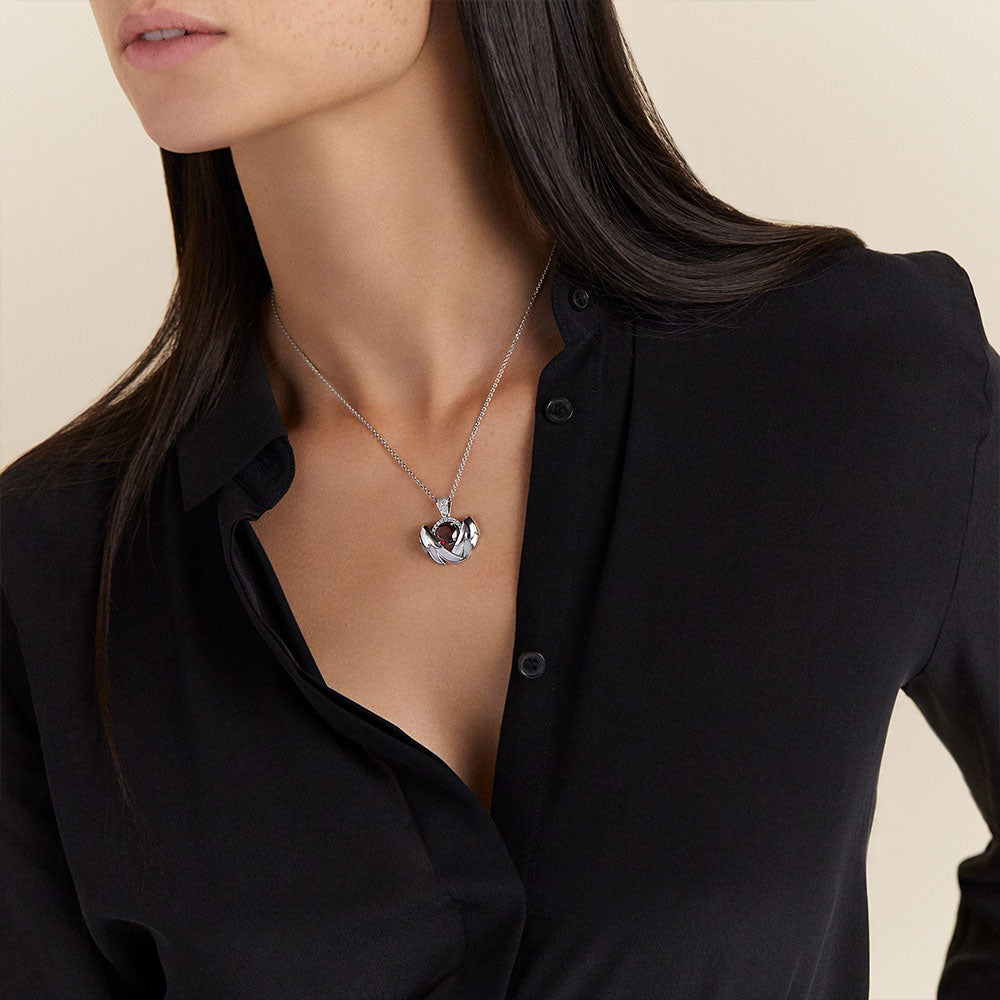 Pendentif Cygnes Petit Modèle