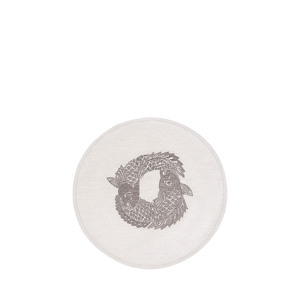 Set de Table Brodé 2 Poissons