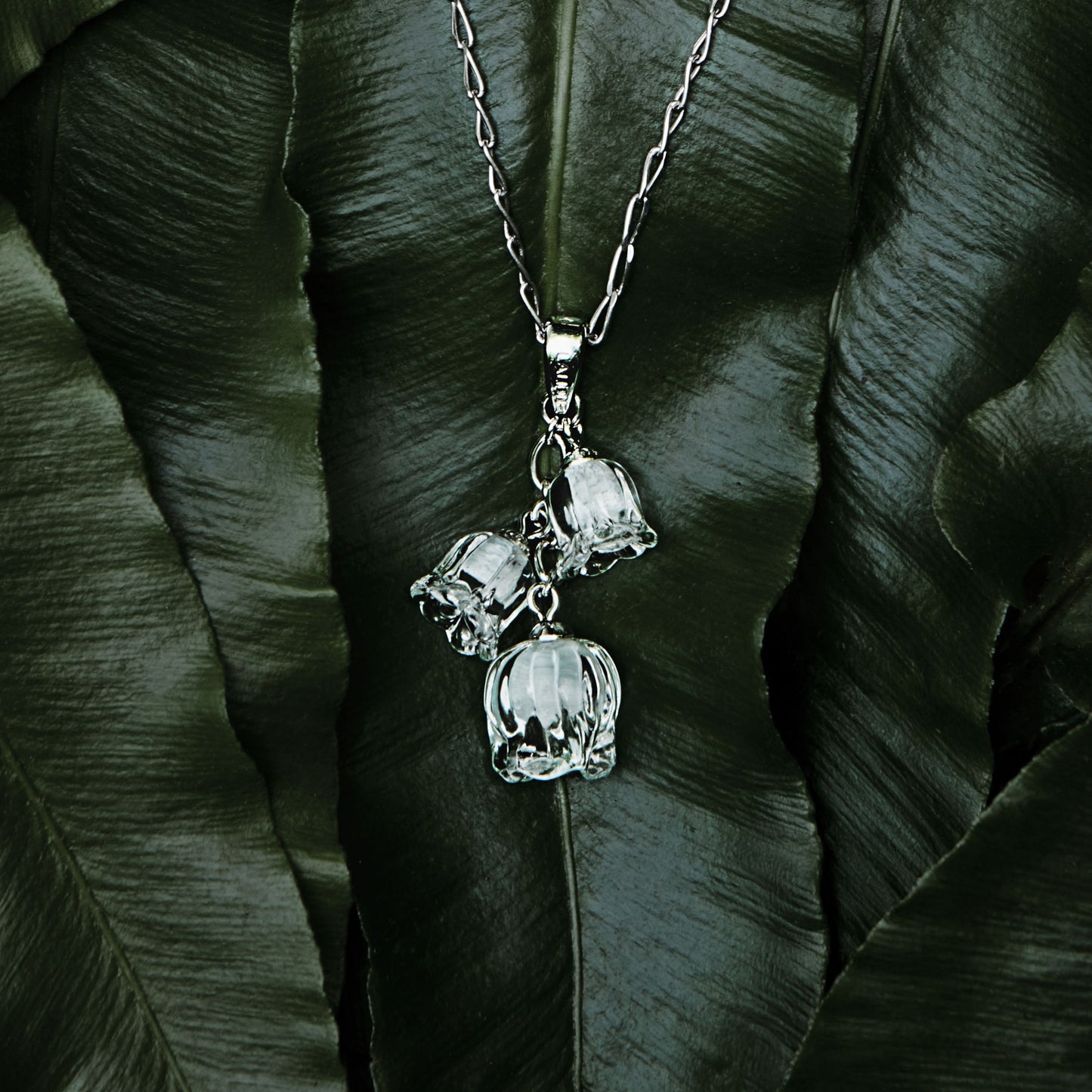 Muguet Pendant 3 crystals