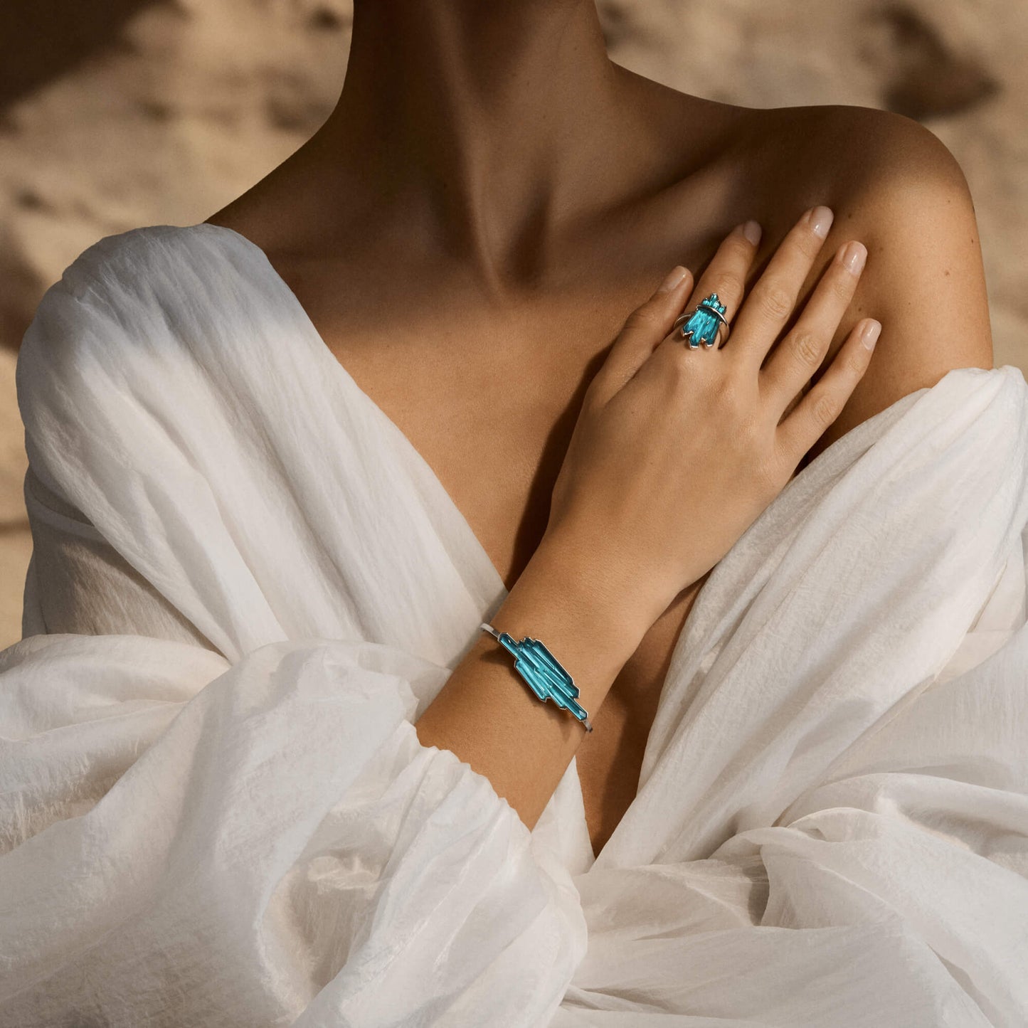 Bracelet jonc flexible Terramineral