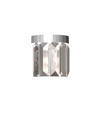 Serene 5  Prisms Wall Sconce, Circular