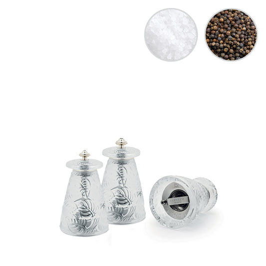 Feuilles pepper & salt grinders