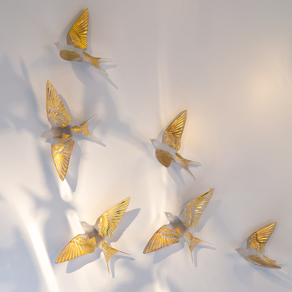 Swallow wall sculpture – Lalique Limited