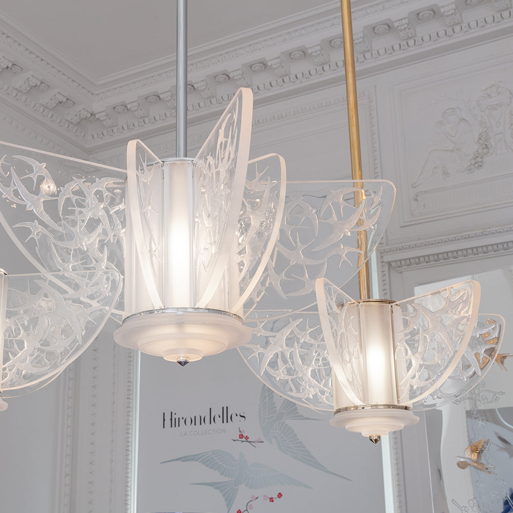 Hirondelles chandelier