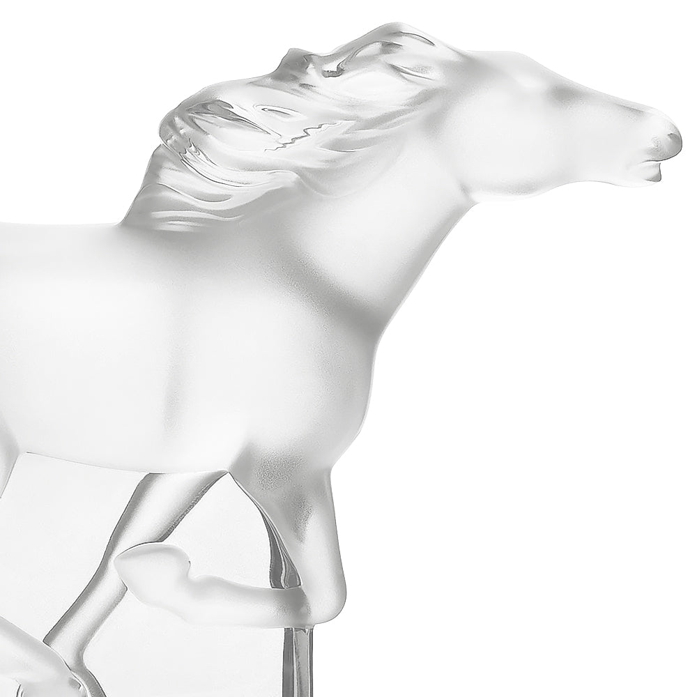 LALIQUE 馬のガラス彫刻 Kazak Horse sculpture – Lalique Limited