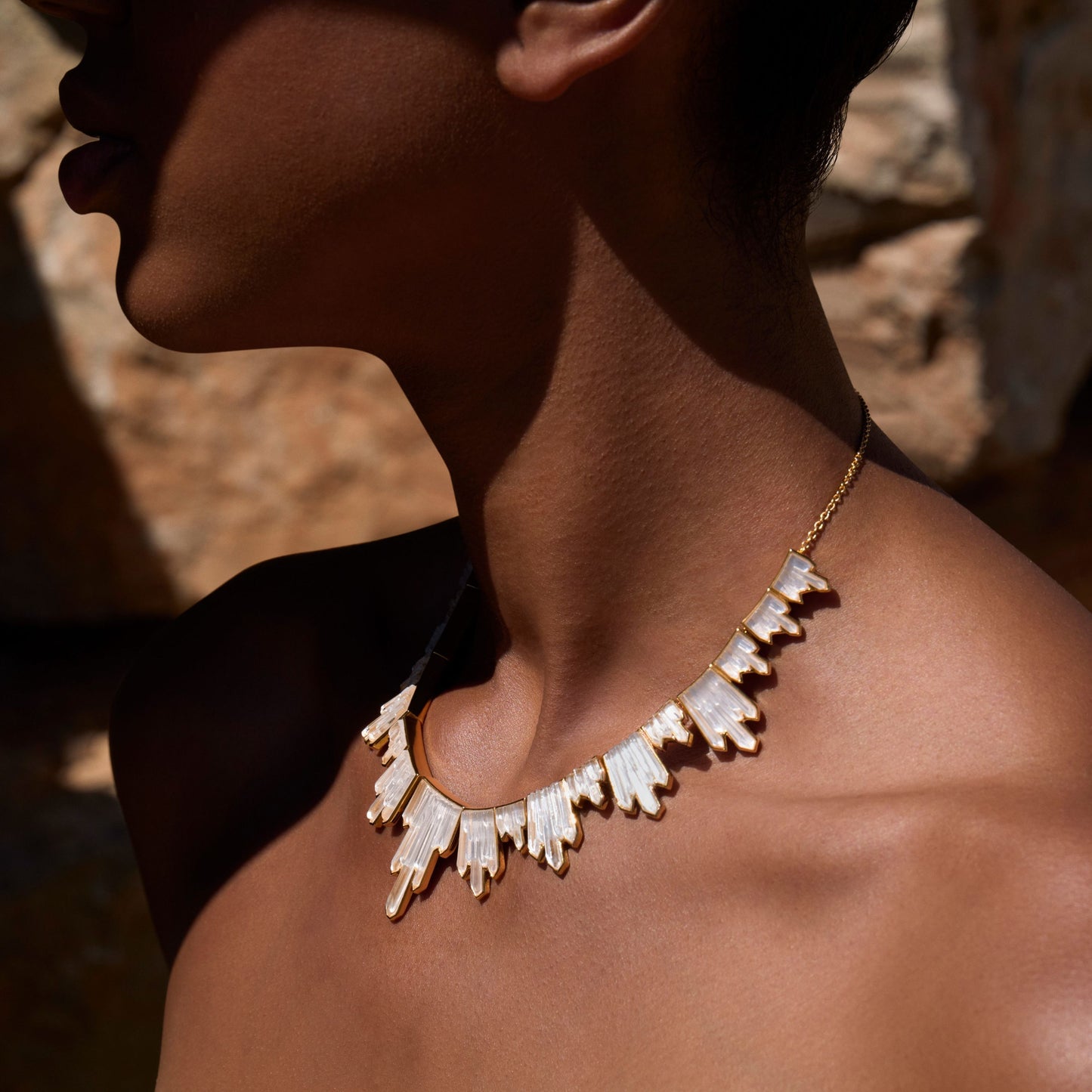 Terramineral Necklace 21 crystals