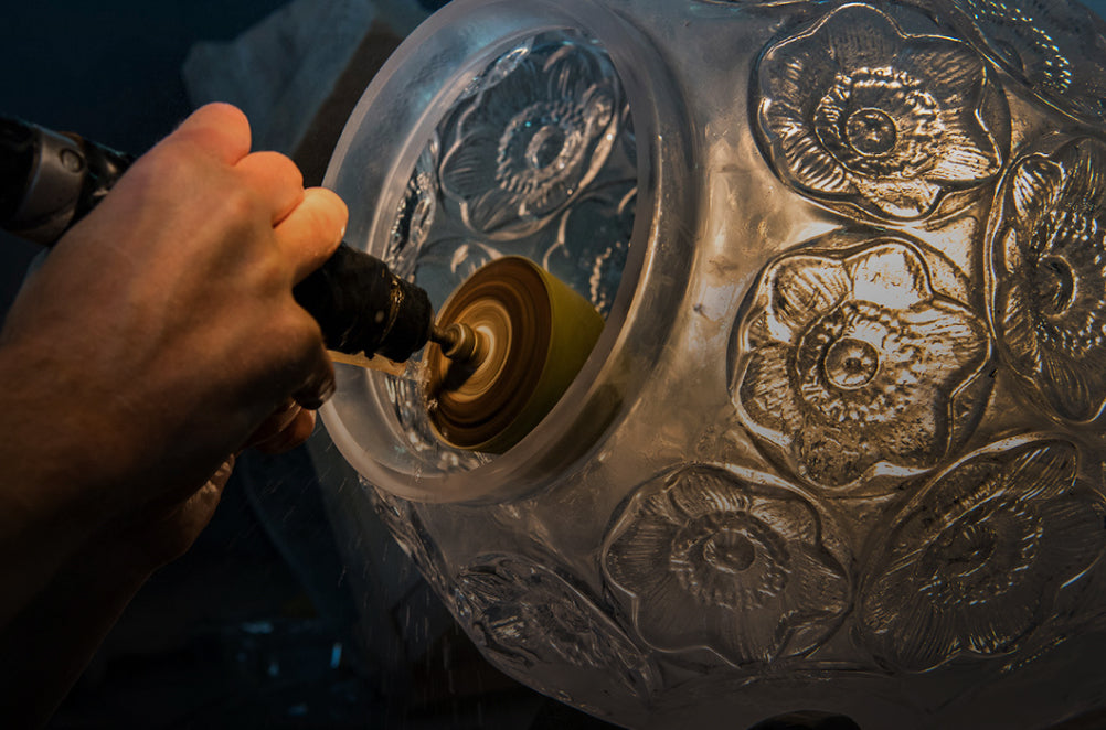 ○激レア LALIQUE Mésanges ラリック クリスタル テーブルランプ ○激レア LALIQUE Mésanges ラリック クリスタル テーブルランプ ○激