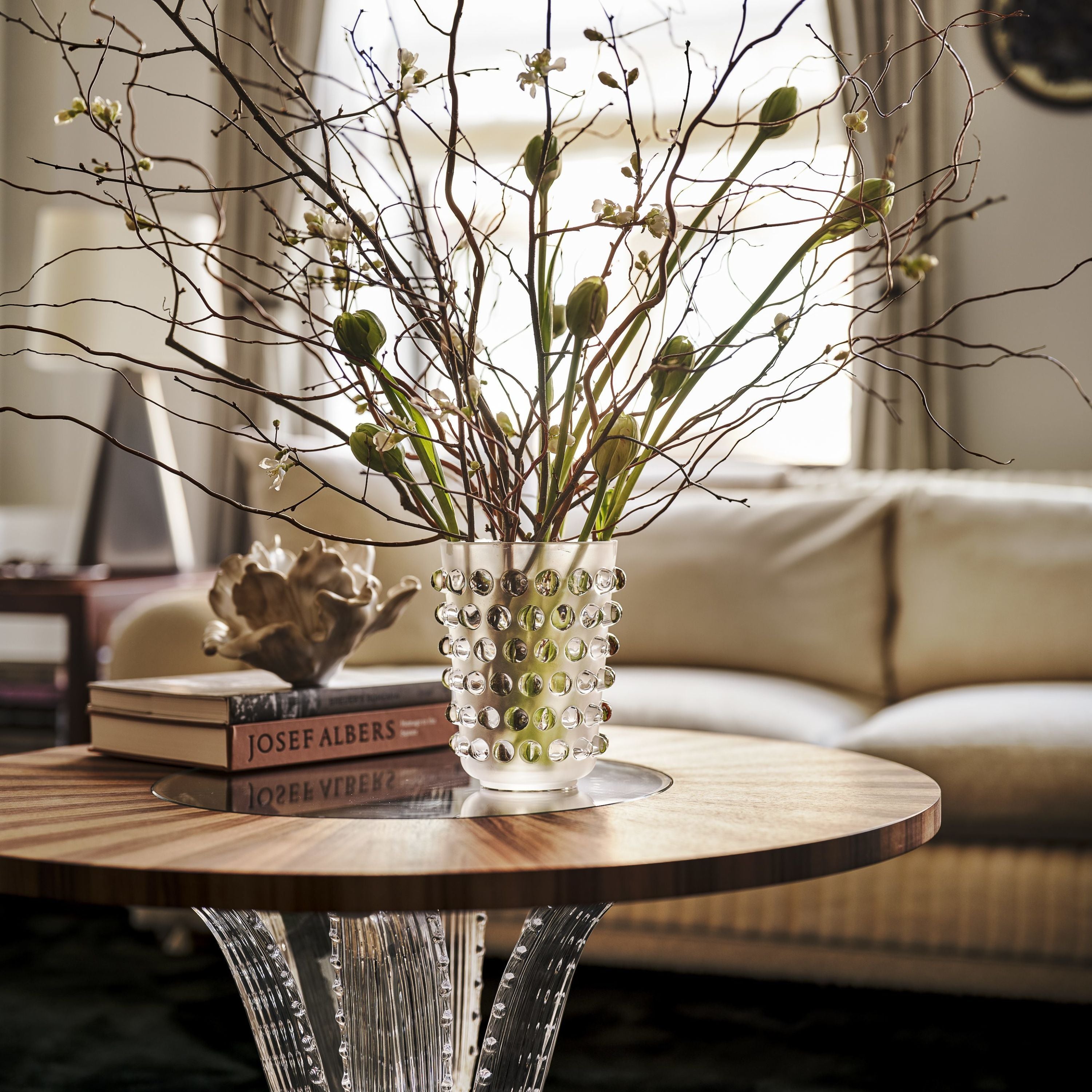ミキページ Marine Pure Crystal Premium Iconic Mossi Vase – Lalique Limited