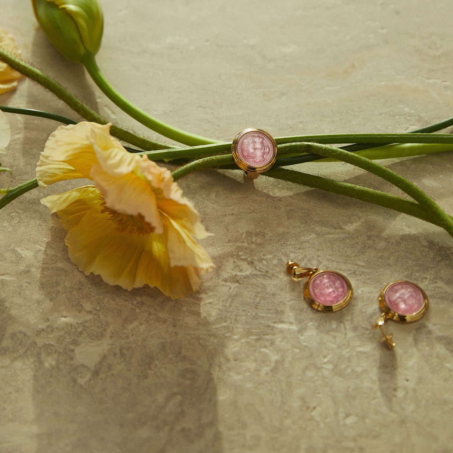 Aréthuse Round Earrings