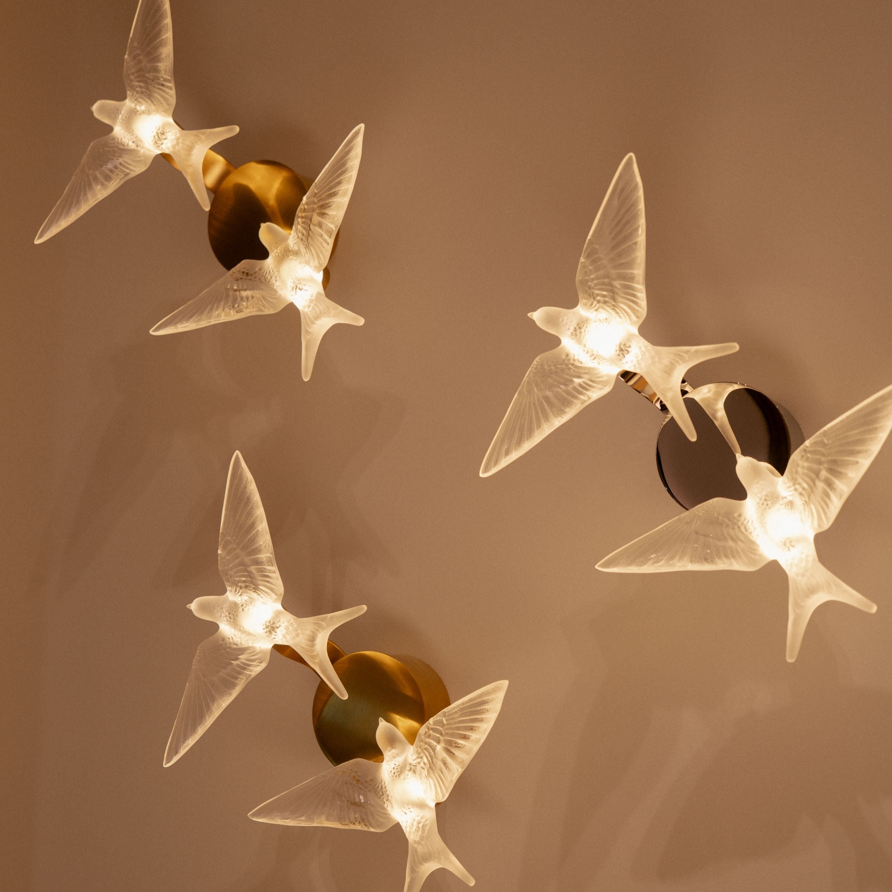 2 Swallows Wall Sconce – Lalique Limited