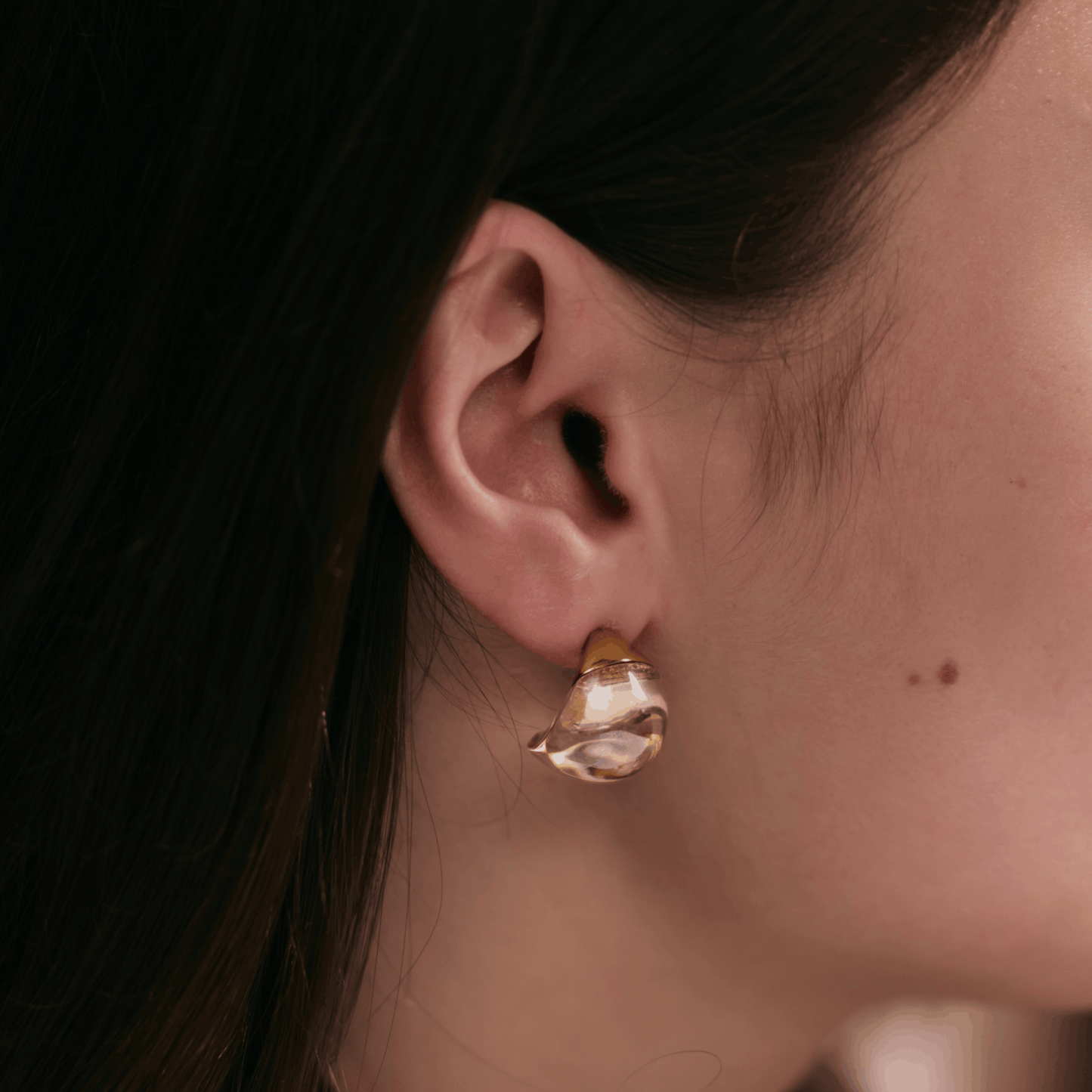 Cabochon earrings